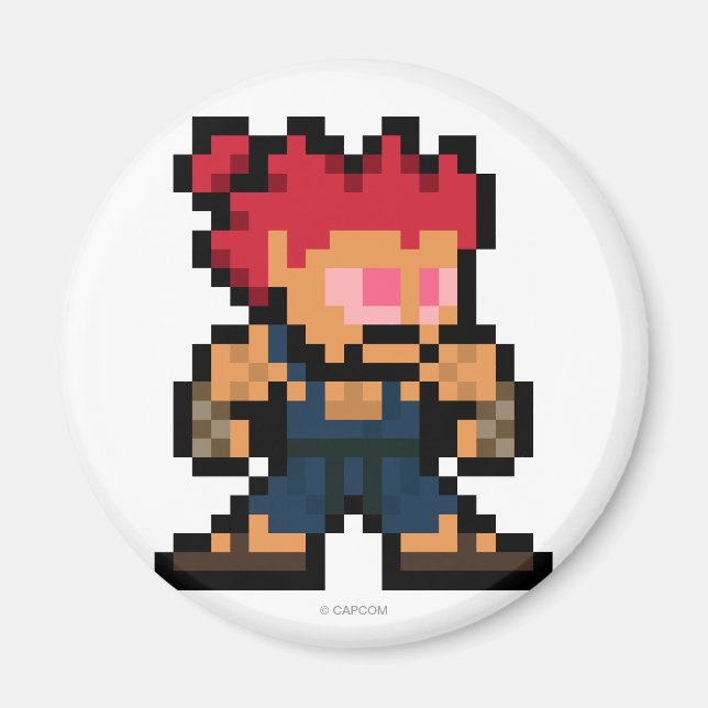 Aimant Akuma 8 bits (Devant)