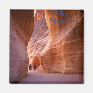 Aimant Al Siq dans le souvenir d'aimant de réfrigérateur