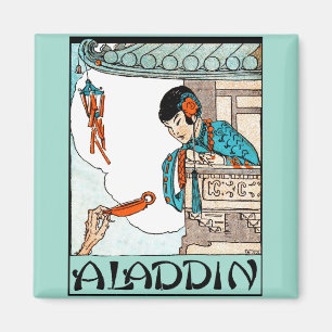 Aimant Aladdin Lanterne Magique Chinoise Vintage 