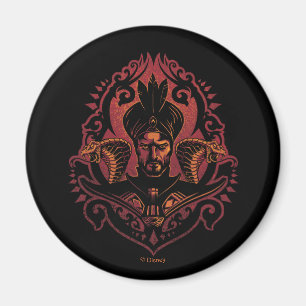 Aimant Aladin  Ornate Jafar & Cobras Graphic