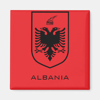 Aimant Albanian National Coat of Arms Heritage Ink