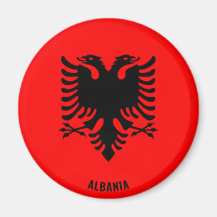 Aimant Albanie Drapeau charmant patriotique