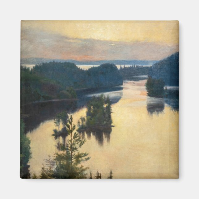 Aimant Albert Edelfeel - Kaukola Ridge au coucher du sole (Devant)