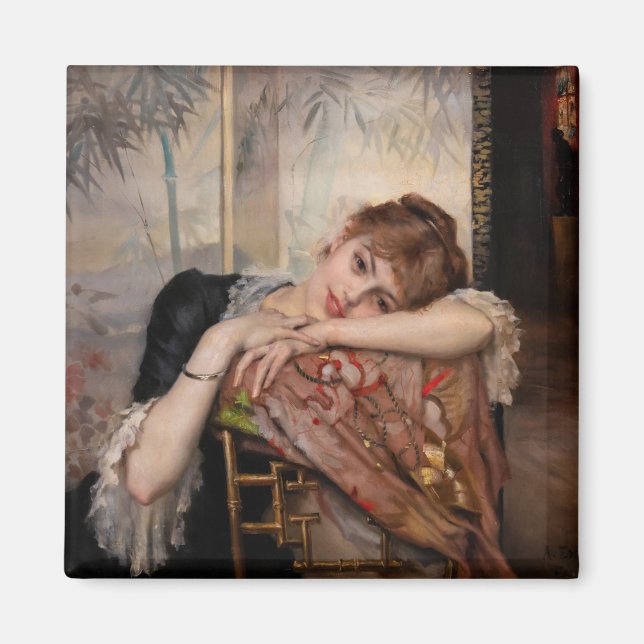 Aimant Albert Edelfeel - La Parisienne / Virginie (Devant)