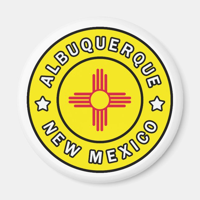 Aimant Albuquerque Nouveau-Mexique (Devant)