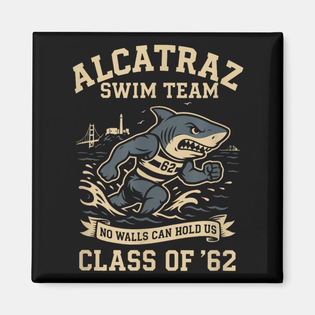 Aimant Alcatraz Penitentiary Swim Team  (Devant)