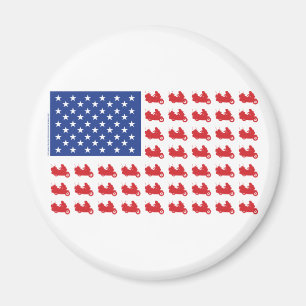 Aimant ALÉA-Drapeau À Cycle Automobile