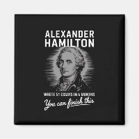 Alexander Hamilton a écrit 51 essais en 6 mois