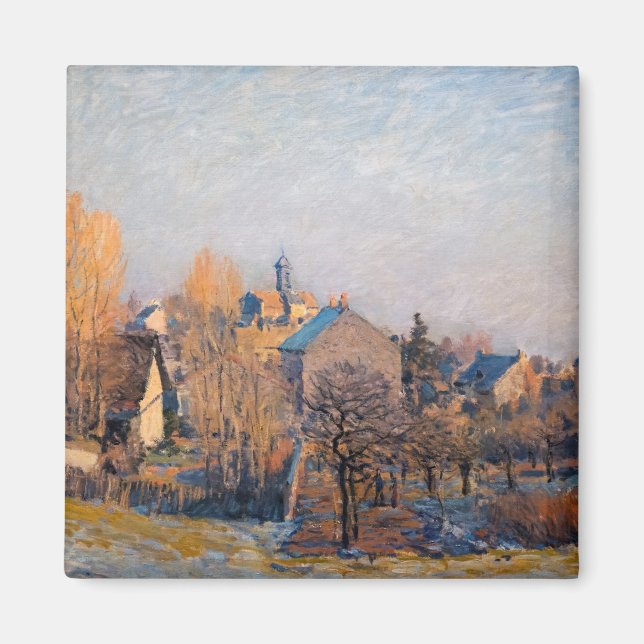 Aimant Alfred Sisley - Frosty Morning à Louveciennes (Devant)