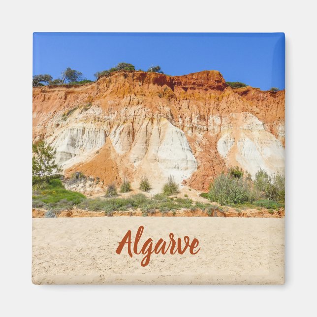 Aimant Algarve Falesia Beach au Portugal Souvenir (Devant)