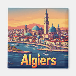 Aimant 🧲 Alger Algérie Voyage Souvenir 🌍