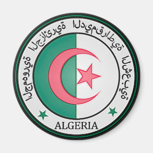 Aimant Algeria  Round Emblem