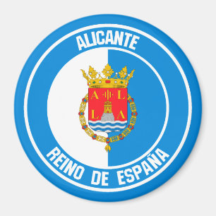Aimant Alicante Round Emblem