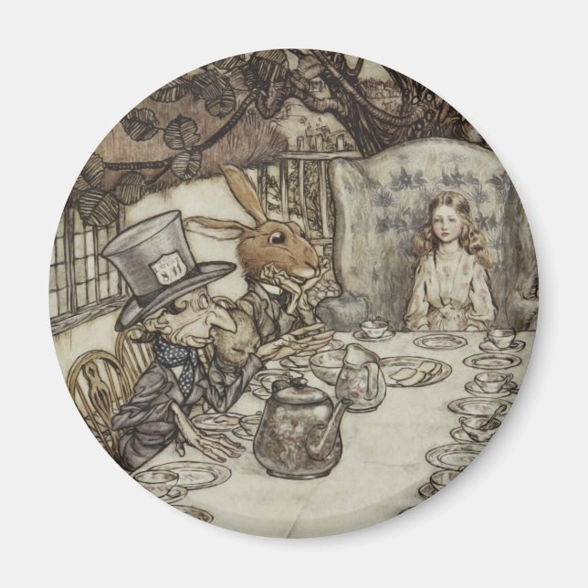 Aimant Alice Anniversaire Anniversaire Fête de la haine d (Devant)