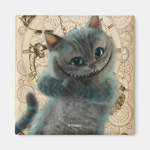 Aimant Alice au fond du verre  Cheshire Cat Grin