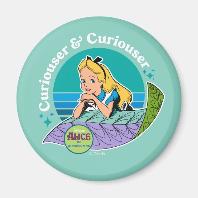 Aimant Alice au pays des merveilles | Curiouser & Curious (Devant)