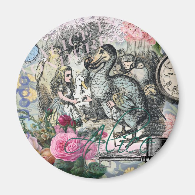 Aimant Alice au pays des merveilles Dodo Classic (Devant)