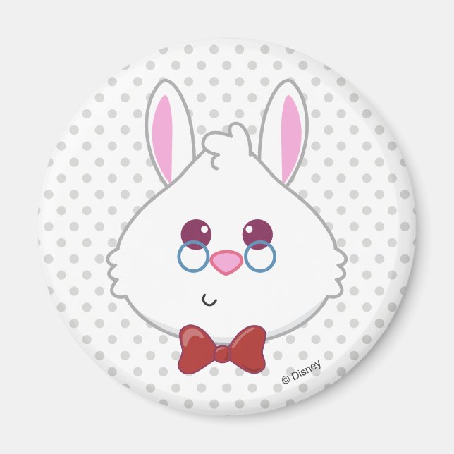 Aimant Alice au pays des merveilles | Emoji lapin blanc (Devant)