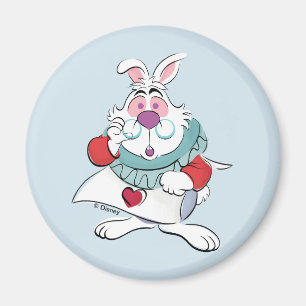 Aimant Alice Au Pays Des Merveilles   Le lapin blanc