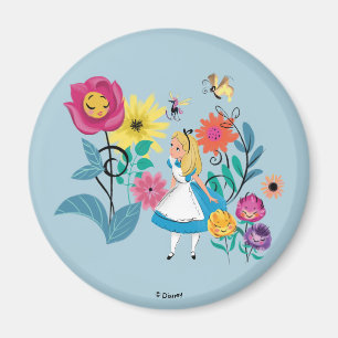 Aimant Alice au pays des merveilles   Les Fleurs Des Merv
