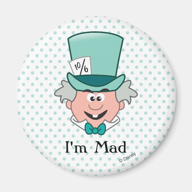 Aimant Alice au pays des merveilles | Mad Hatter Emoji (Devant)