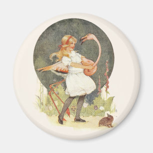 Aimant Alice et le Flamant rose
