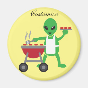 Aimant Alien Barbeque Cookout Thunder_Cove