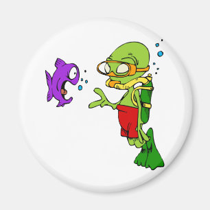 Aimant Alien de plongée à l'air