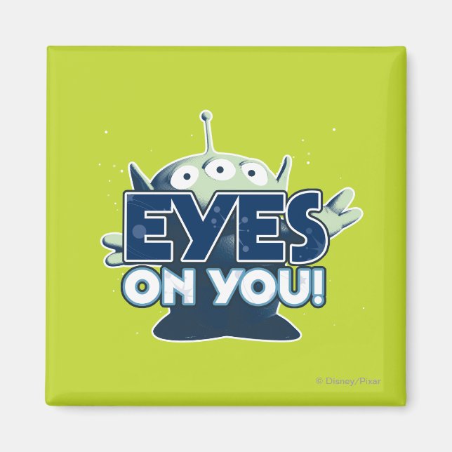 Aimant Alien : Yeux sur toi ! (Devant)