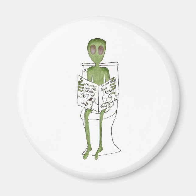 Aimant Aliens exposés (Devant)