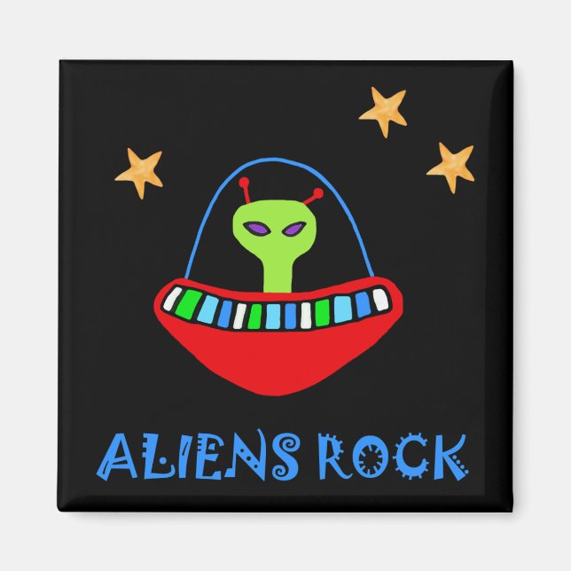 Aimant aliens, OK ! (Devant)