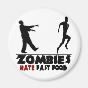 Aimant Aliments de préparation rapide de zombis drôles