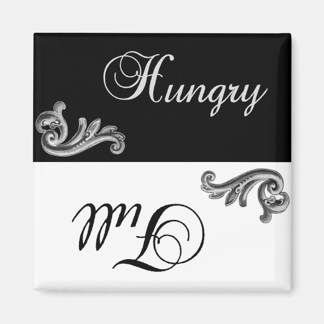 Aimant Aliments Élégants/aimant animal complet (Devant)