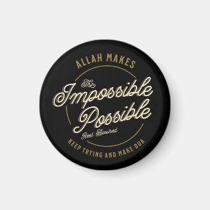 Aimant Allah rend possible l'impossible musulman Décontra