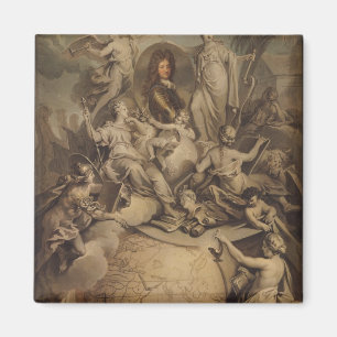 Aimant Allégorie de duc de Philippe II d'Orléans, 1718