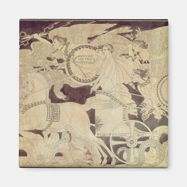 Aimant Allégorie de la bataille d'Austerlitz (Devant)