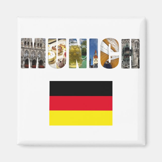 Aimant Allemagne de Munich (Devant)