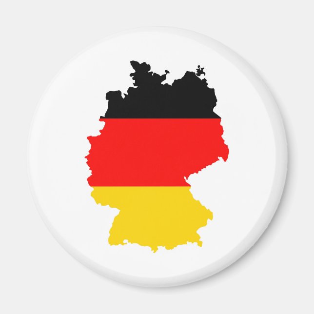 Aimant allemagne drapeau du pays forme allemagne (Devant)