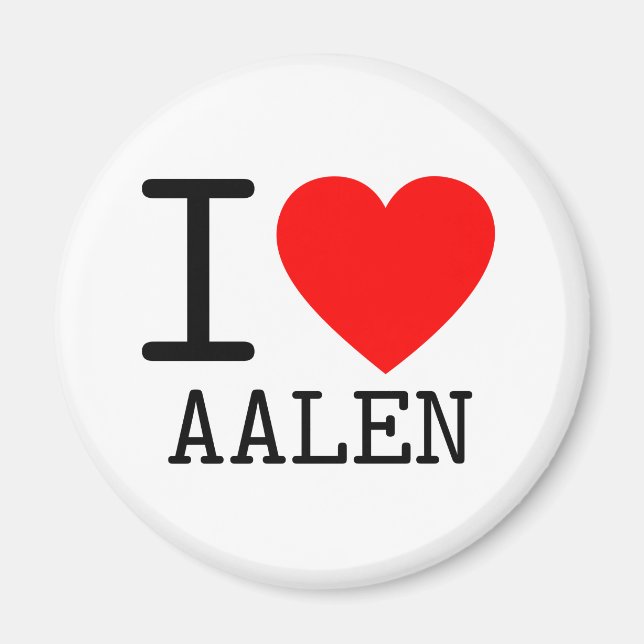 Aimant Allemagne I love Aalen Bade-Wurtemberg (Devant)