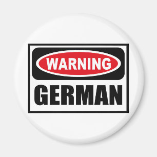 Aimant ALLEMAND d'avertissement