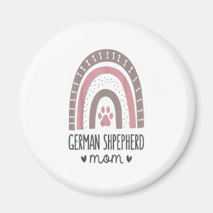 Aimant Allemand Shepherd Maman Rainbow Paw Chien Maman