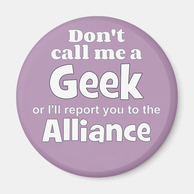 Aimant Alliance geek wf (Devant)