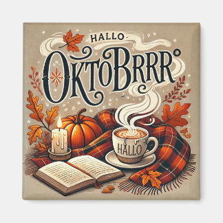 Aimant : Allô Octobrr Design d'automne