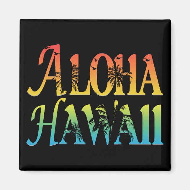 Aimant Aloha Hawaii (Devant)