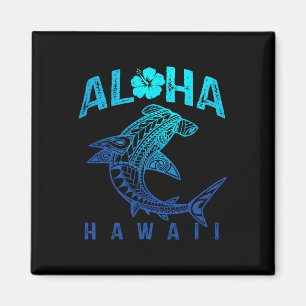 Aimant Aloha Hawaii Tril Requin Polynésien Hawaïen Plage