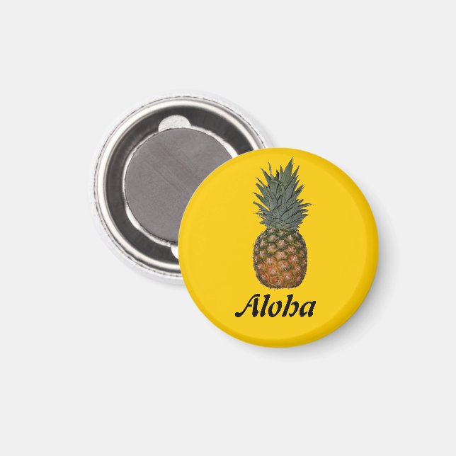 Aimant Aloha Pineapple (Recto/Verso)