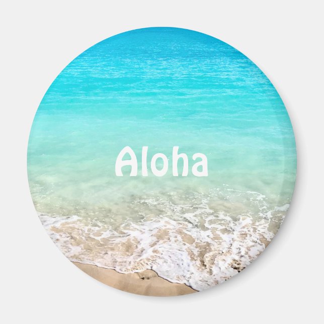 Aimant Aloha Tropical Hawaïen (Devant)