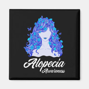 Aimant Alopecia Guerrier Perte de cheveux Guerrier Alopec