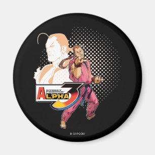 Aimant Alpha 3 Dan de Street Fighter
