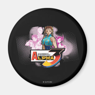 Aimant Alpha 3 Femme Fatale de Street Fighter